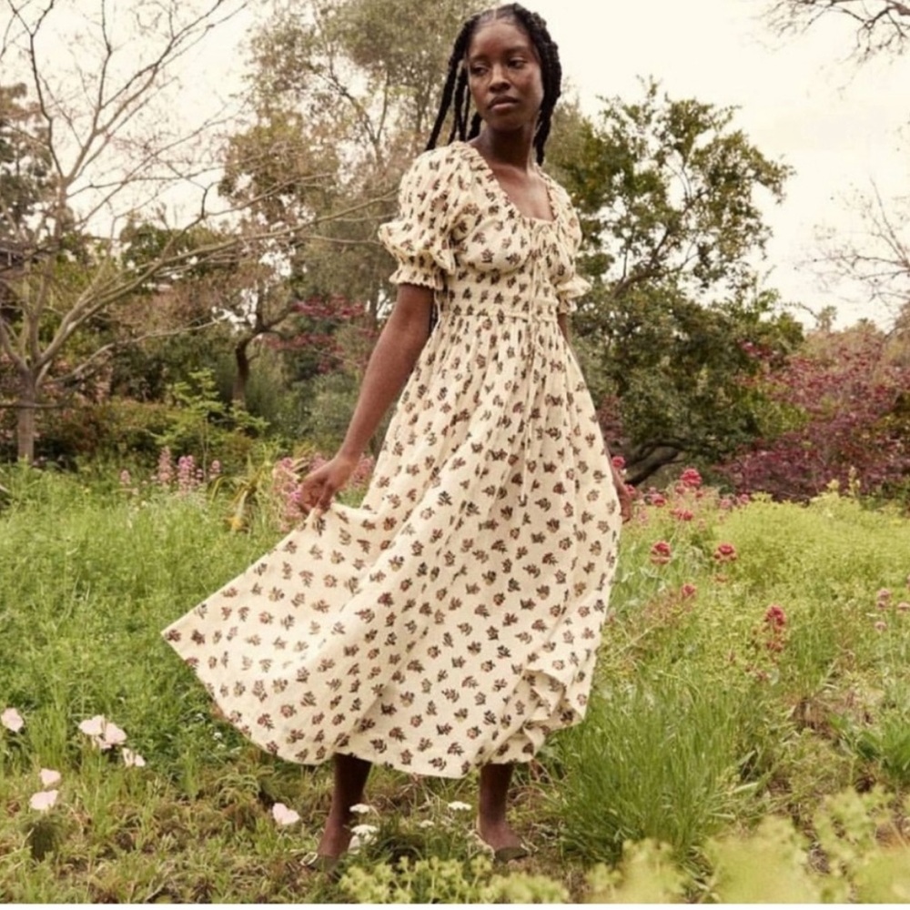 Dôen Ischia Dress in Solstice Canyon Blossom Sz XS NWOT